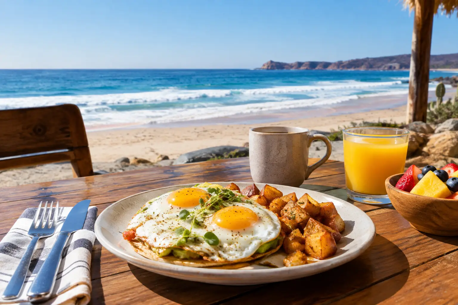 Beachfront Breakfast at Cerritos Beach, Done Right